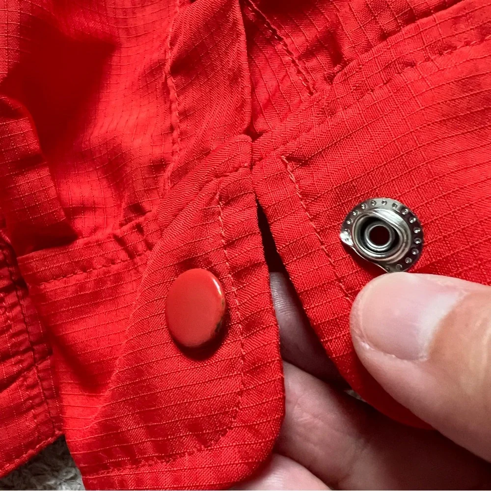 Duluth Trading Co. Red Snap Button Shirt Women’s Size L - Picture 7 of 8